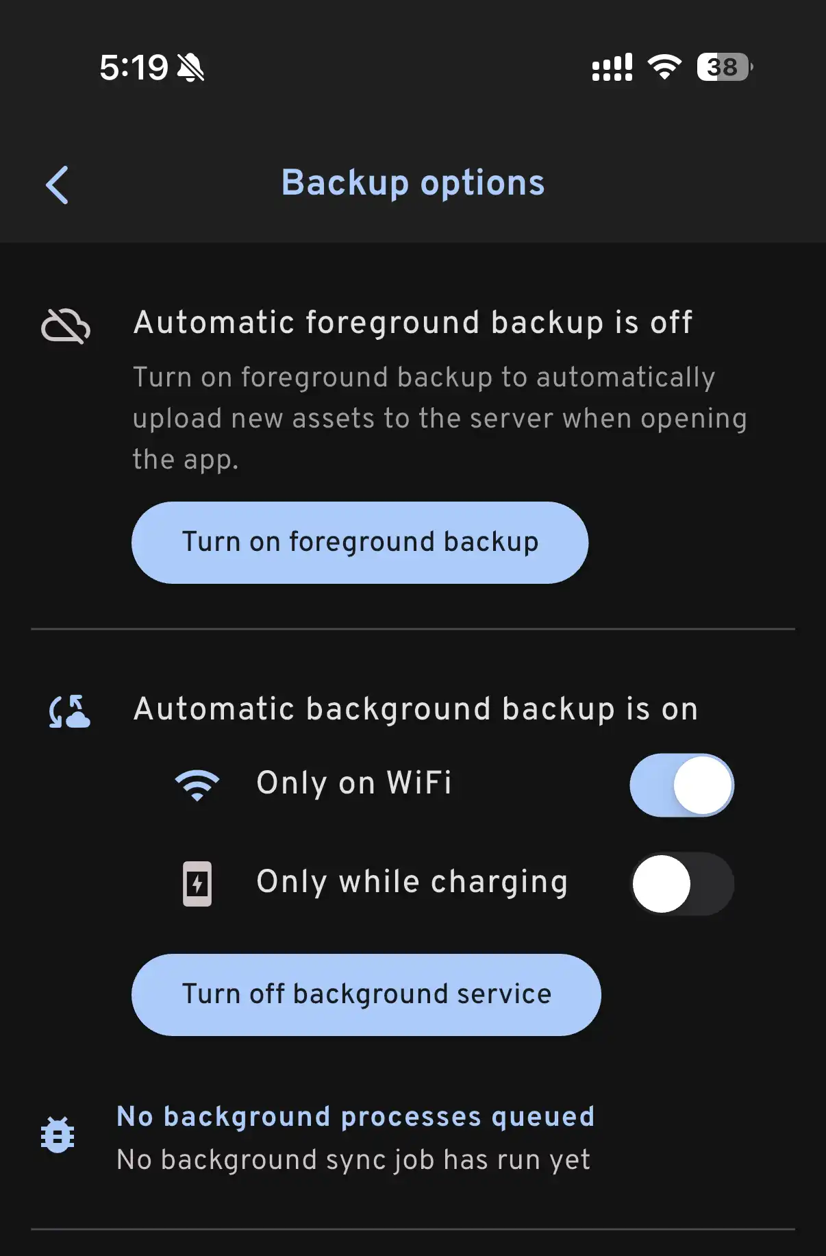 Foreground&Background Backup