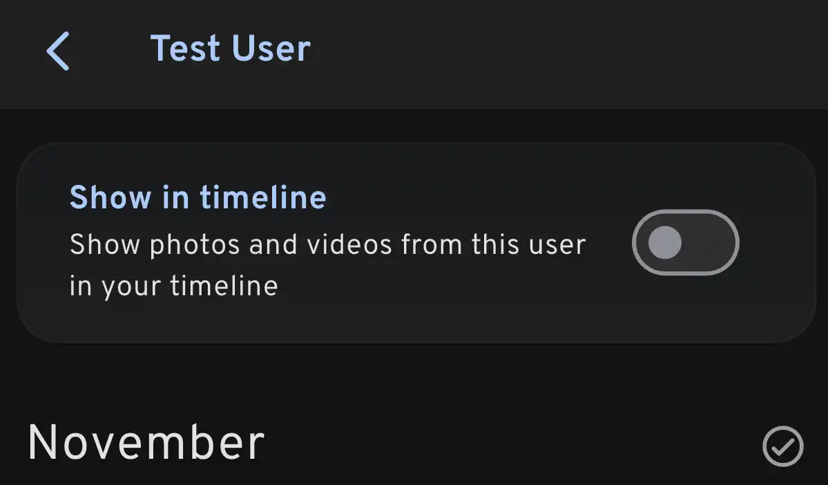 Partner Sharing for the mobile app